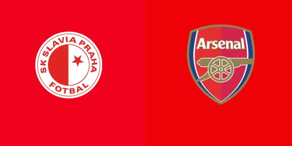UEFA Champions League : Slavia Prague VS Arsenal Prediction & Betting Tips